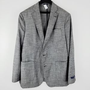 Stafford Classic Fit Gray Micro Blazer